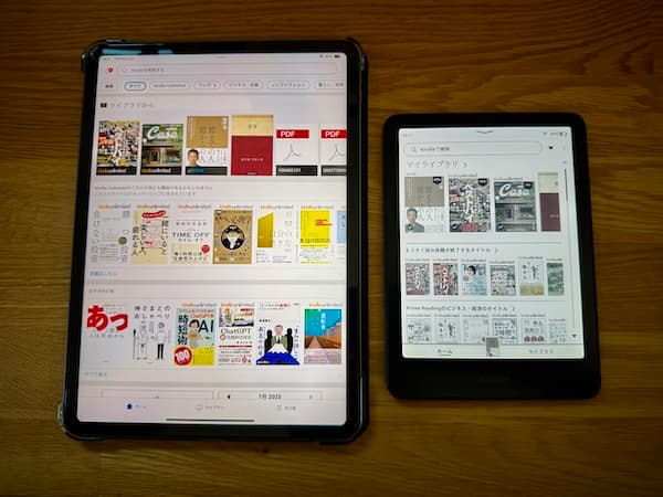 ipadとColorsoftの比較