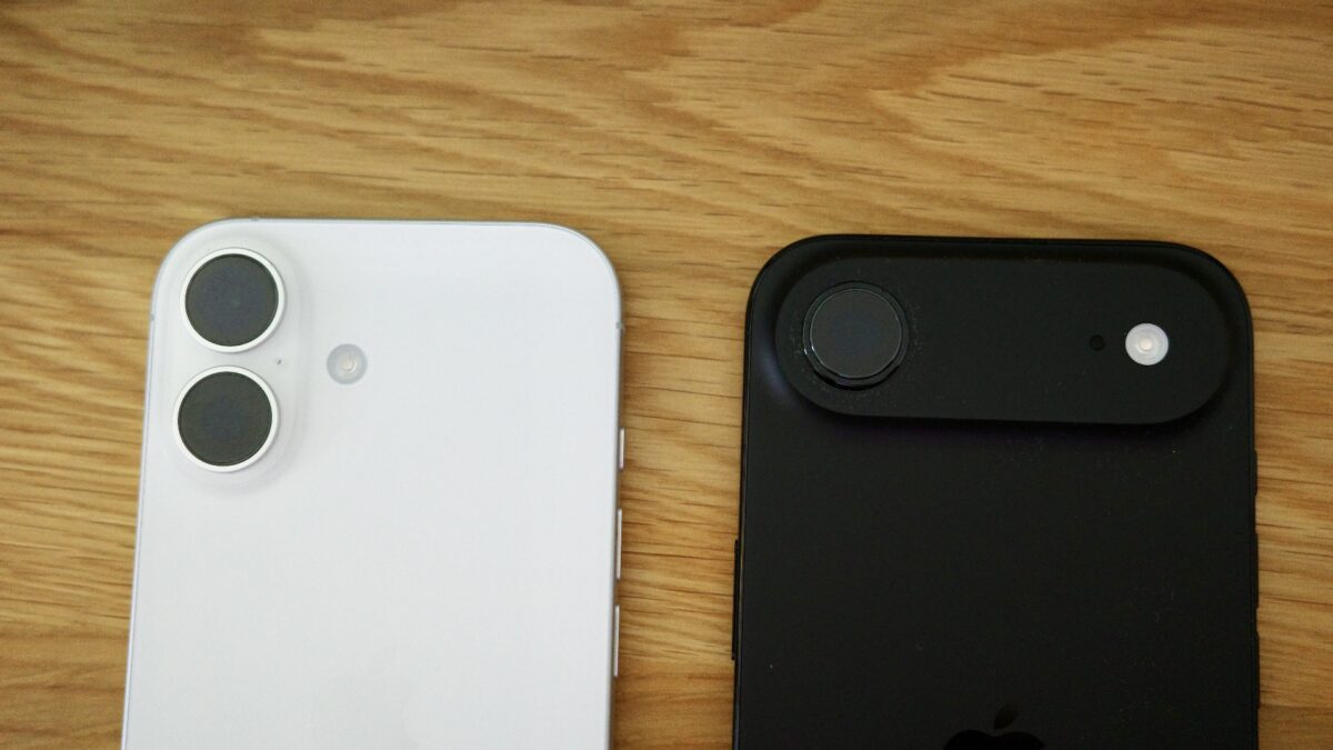 iPhone17とiPhoneAirの背面カメラ