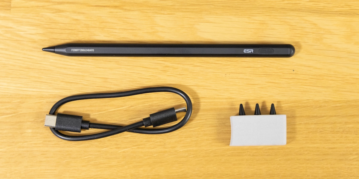 ESRスライタスペン同梱物
