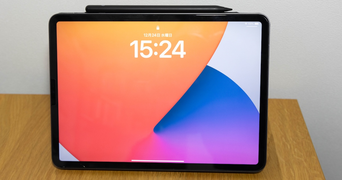 iPadにESRペンを装着