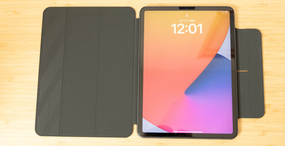 ipadproケースに装着
