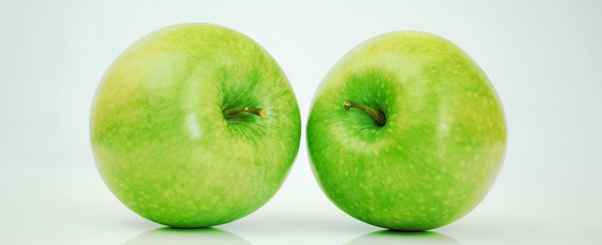 2つのりんご
