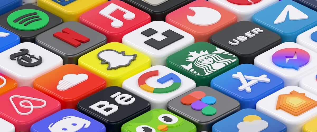 いろんなアプリのロゴ