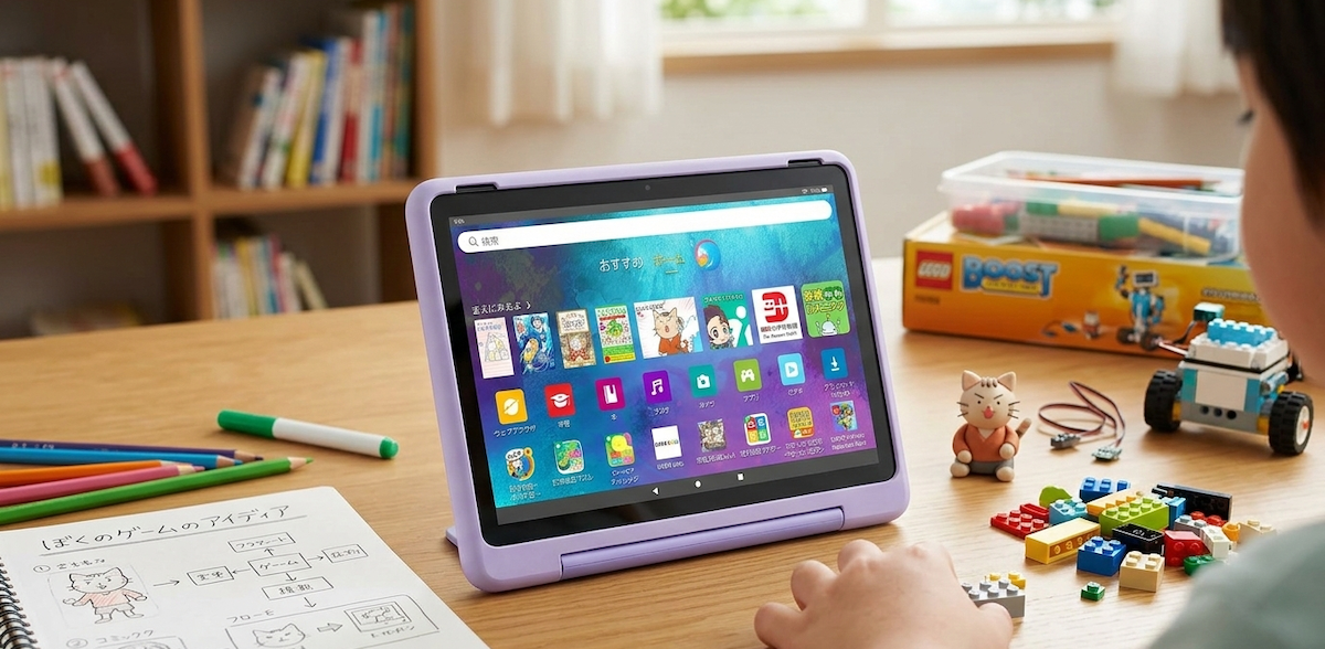 子供がキッズプロで遊んでいる様子